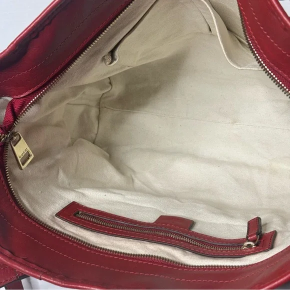 Gucci GG 2 way  leather tote bag - Picture 14 of 17